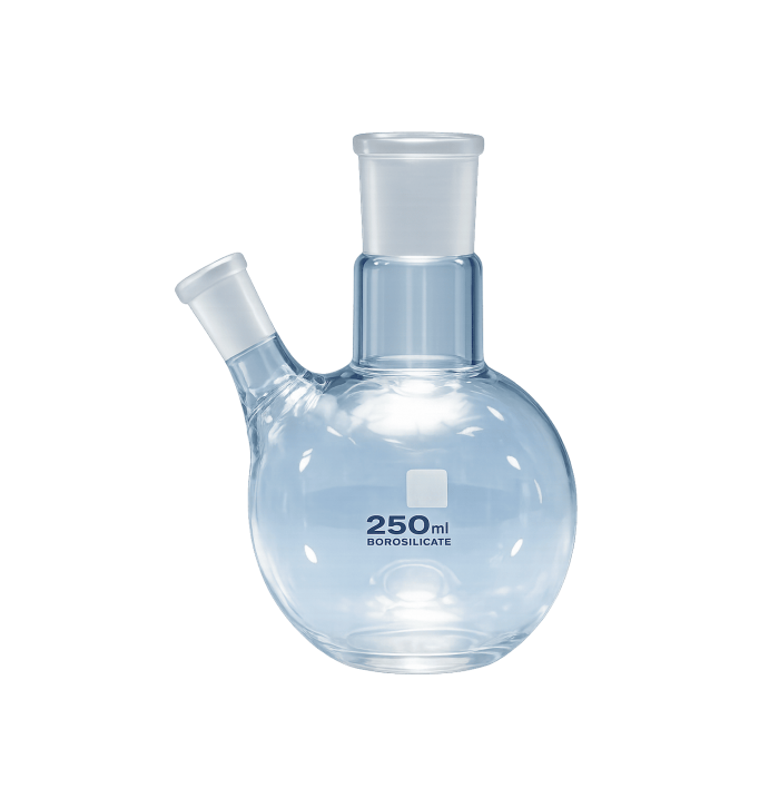 BALON 1000 ML - Dibi Yuvarlak, İki Boyunlu, Norm Şilifli / TS 3917 (SH-10-1000)