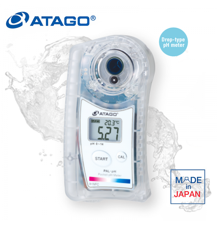 ATAGO 4301 PAL-pH Plus Cep Tipi pH Metre 0.00... 14.00 pH / 0.01 pH NFC ile Veri Transferi