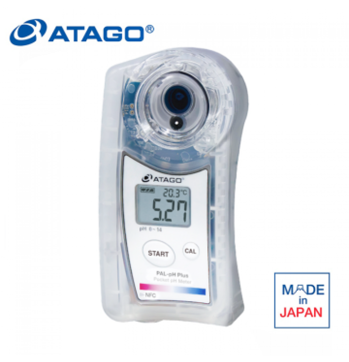 ATAGO 4301 PAL-pH Plus Cep Tipi pH Metre 0.00... 14.00 pH / 0.01 pH NFC ile Veri Transferi