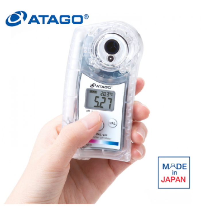 ATAGO 4301 PAL-pH Plus Cep Tipi pH Metre 0.00... 14.00 pH / 0.01 pH NFC ile Veri Transferi
