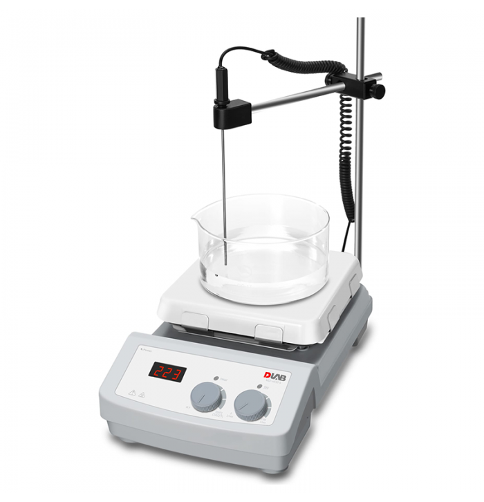 DLAB MS7-H550-S SET2 Isıtıcılı Manyetik Karıştırıcı 00... 1.500 rpm / RT... 550 °C / 10 L
