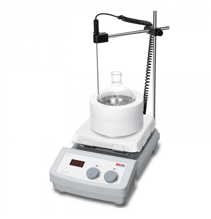 DLAB MS7-H550-S SET2 Isıtıcılı Manyetik Karıştırıcı 00... 1.500 rpm / RT... 550 °C / 10 L