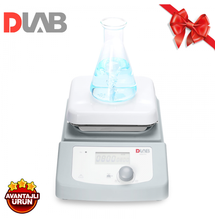 DLAB MS6-Pro Manyetik Karıştırıcı 0... 1.500 rpm / 10 L Dijital Hız Göstergeli