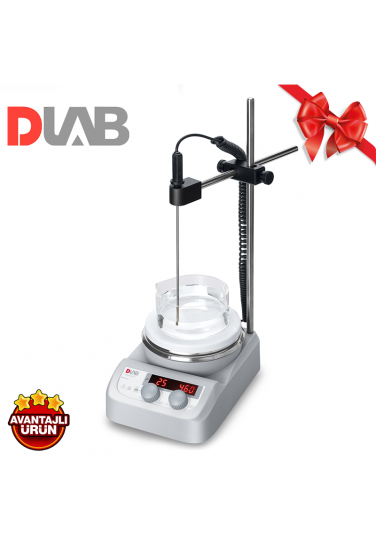 DLAB MS-H280-Pro SET1 Isıtıcılı Manyetik Karıştırıcı 200... 1.500 rpm / RT... 280 ℃ / 3 L