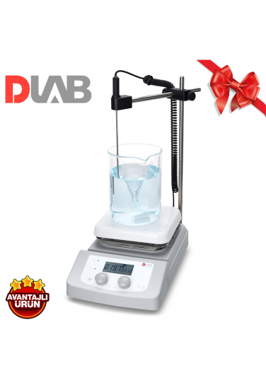 DLAB MS-H380-Pro SET2 Isıtıcılı Manyetik Karıştırıcı 200... 1.500 rpm / RT+5... 380 ℃ / 5 L