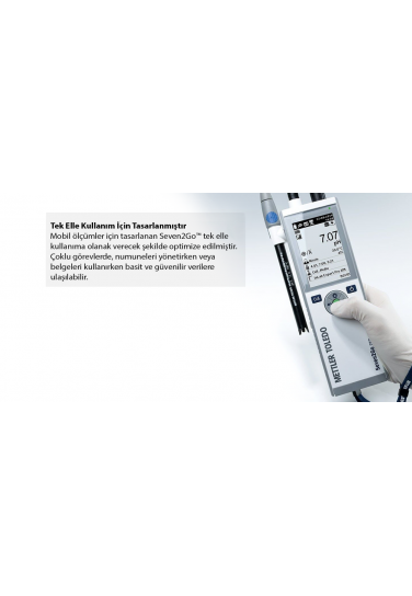 METTLER TOLEDO Seven2Go™ DO Ölçer S4 0.000... 99 mg/L (ppm)
