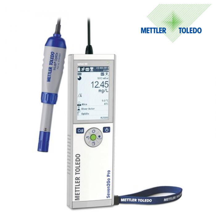 METTLER TOLEDO Seven2Go™ DO Ölçer S9 Saha Kiti InLab OptiOx-ISM IP67 DO Elektrodu ve uGo Taşıma Çantası ile