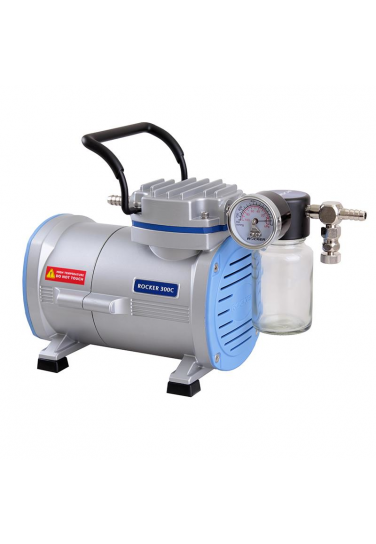 Rocker 300C Vakum Pompası PTFE Kaplı 99 mbar / 20 L/min / 1450 rpm