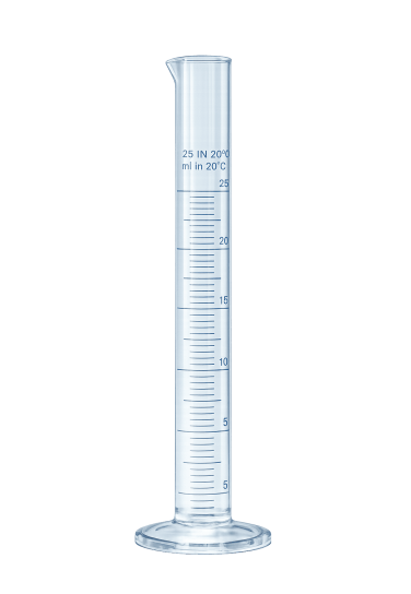 Mezür 10 Ml Uzun Form, Yuvarlak Cam Tabanlı / TS 3781MEASURING CYLINDER (SH-44-010)